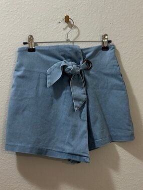 Altar’d State Blue Wrap Skort Size Small